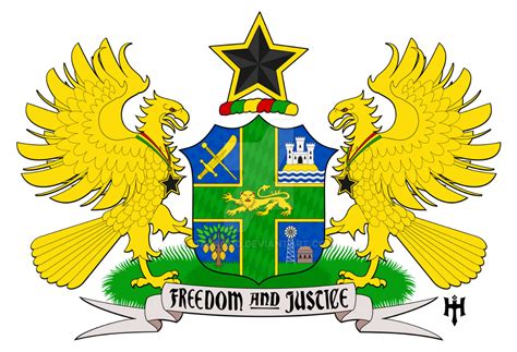 The Coat of Arms of Ghana by Galagoo on DeviantArt