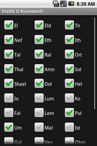 Free Diablo 2 Rune words APK Download For Android | GetJar