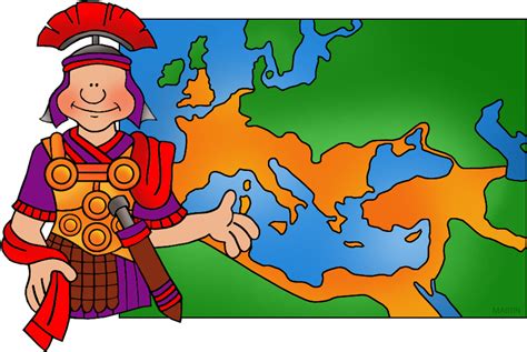 Soldier And Map - Ancient Rome Map For Kids - Full Size PNG Clipart Images Download