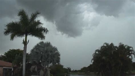 MASSIVE STORM | Wall Cloud Formation, Colliding Weather Fronts, LOW Clouds - YouTube