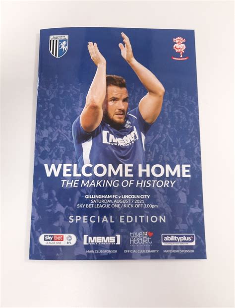 Gillingham FC on Twitter: "Be sure to pick up your 𝗙𝗥𝗘𝗘 matchday ...