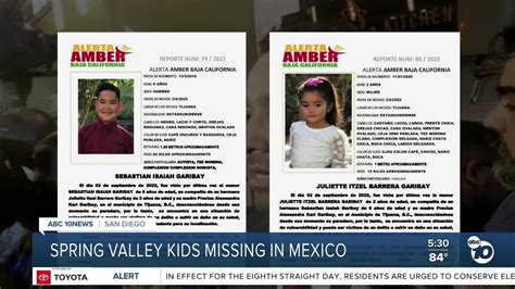 Amber Alert issued for young American siblings last seen in Tijuana ...