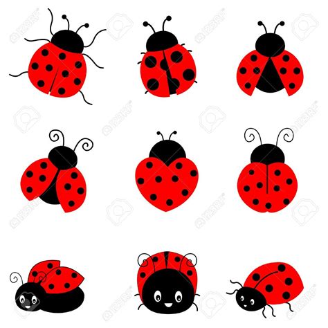 Pin by Aishah Ibrahim on Ladybird drawing | Free art prints, Ladybug cartoon, Small art prints