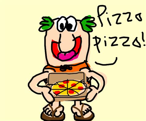 The Little Caesars mascot - Drawception