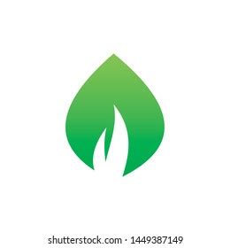 Fire Flame Leaf Modern Logo Design: vector de stock (libre de regalías) 1449387149 | Shutterstock