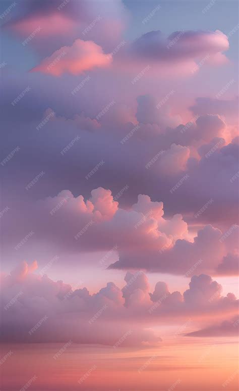 Premium AI Image | Dramatic clouds landscape at sunset