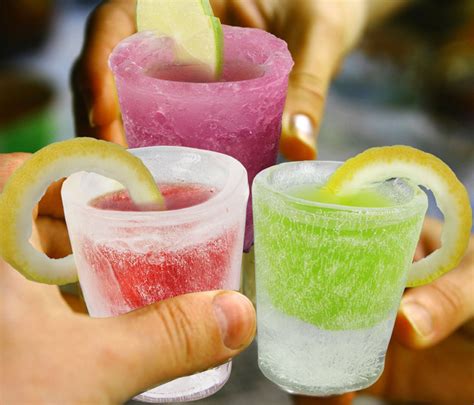 Ice Molds Party Glasses: The Glass Melts Away As You Sip Your Drink