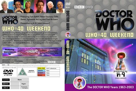 Doctor Who & Related DVD Covers – Scribblings From The Public Restroom ...