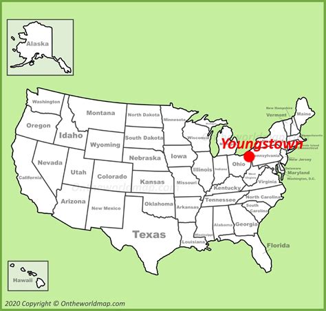 Youngstown Map | Ohio, U.S. | Maps of Youngstown