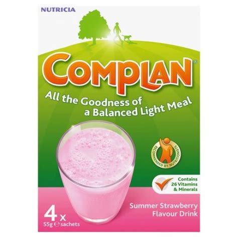 Complan Nutritional Drink Strawberry 4X55g - Compare Prices & Buy Online!