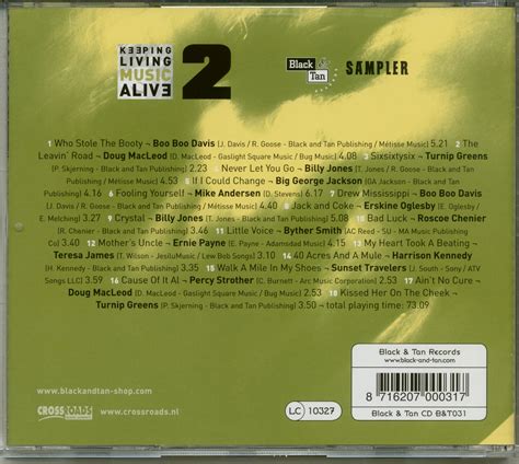 Various CD: Keeping Living Music Alive, Vol.2 (CD) - Bear Family Records