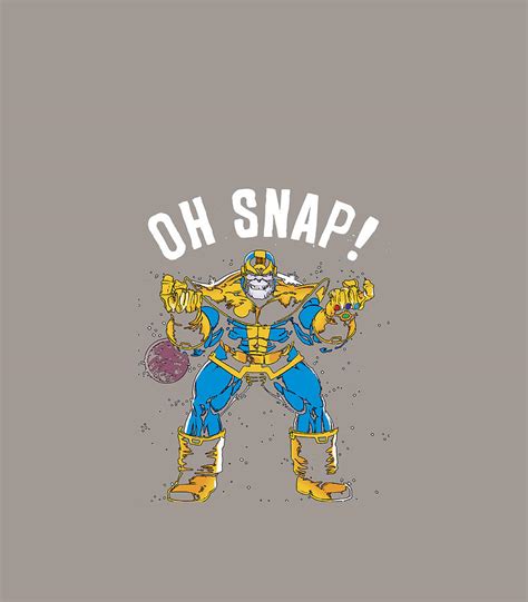 Marvel Thanos Space Oh Snap Retro Comic Style Digital Art by Zaidg Dewa - Fine Art America