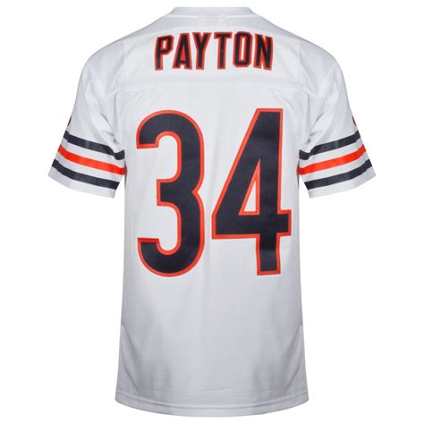 Walter Payton Chicago Bears Men's White Away Premier Jersey – Clark ...