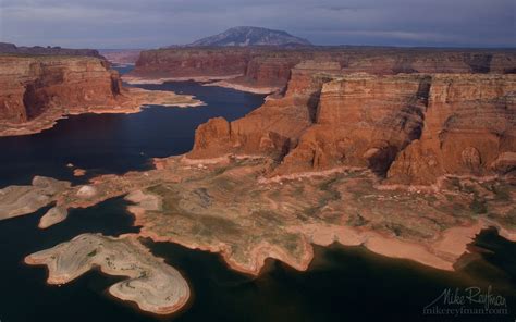 Lake Powell, Glen Canyon NRA, Utah/Arizona, USA. Aerial. 021-LP3 ...