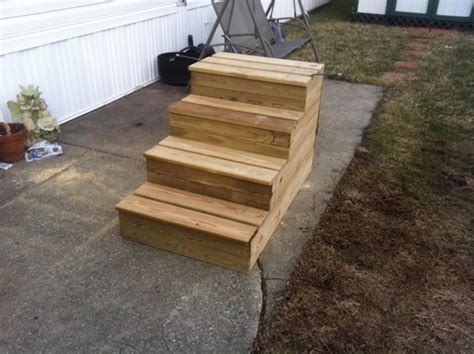 How To Build Steps For A Mobile Home at Nellie Fulton blog