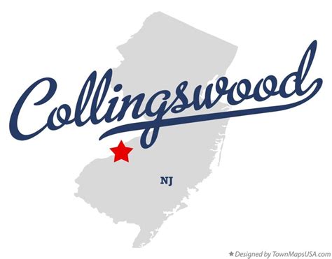 Map of Collingswood New Jersey NJ | Collingswood, New jersey, Map