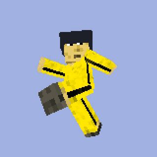 Bruce Lee Minecraft Skin by Vigorousjammer on DeviantArt