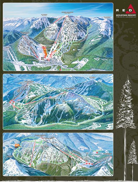 Red Mountain Resort Piste Map | trails & marked ski runs | SNO