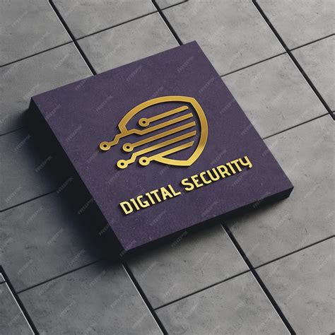 Premium PSD | 3D Logo Mockup Template PSD