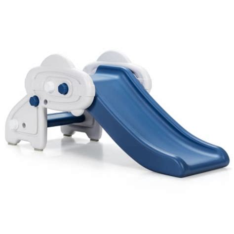 Baby Slide Indoor First Play Climber Slide Set for Boys Girls Blue/Gray ...