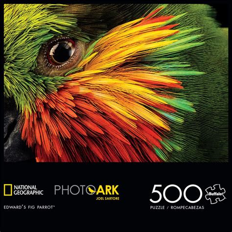 National Geographic’s Photo Ark Edward’s Fig Parrot 500 Piece Jigsaw ...