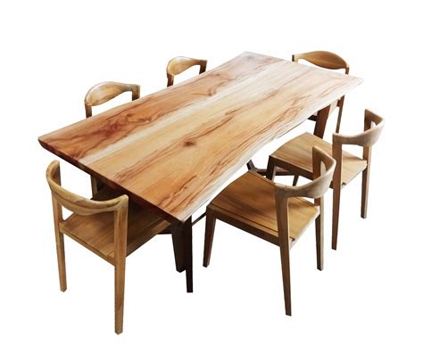 African Mahogany Solid Wood Dining Table