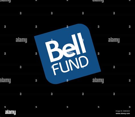 Bell Fund, rotated logo, black background Stock Photo - Alamy