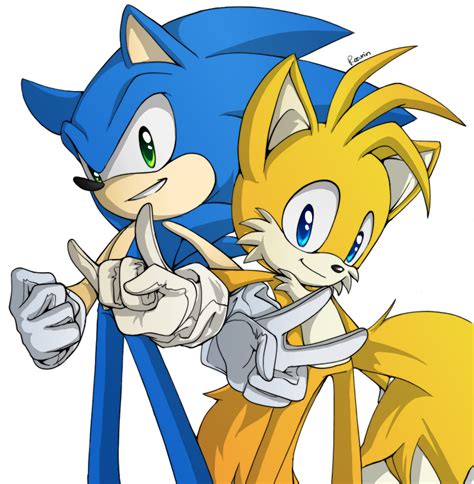 Sonic And Tails by Rosurin on DeviantArt