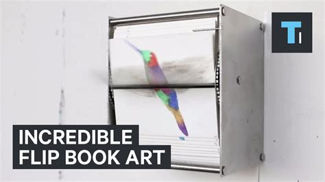 Mechanical Flip-Books Create Mesmerizing Works Of Art - YouTube