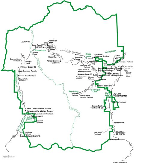 RMNP Basic Map