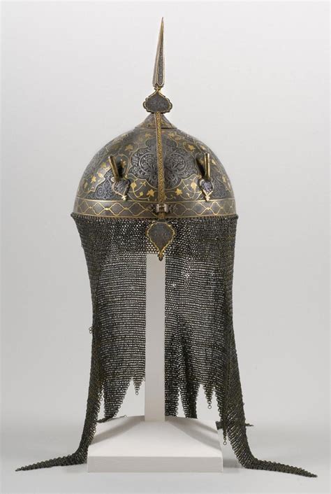 Persian (Iran) khula khud, circa 1850 from The Philadelphia Museum of ...