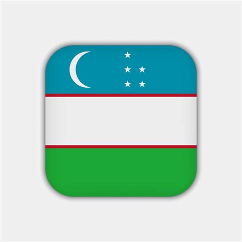 Uzbekistan flag, official colors. Vector illustration. 11141754 Vector ...