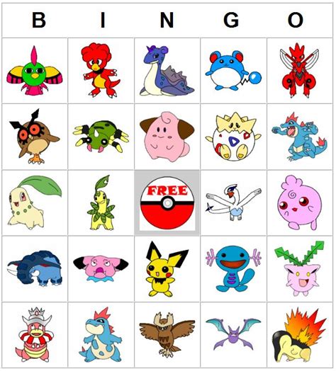 Pokemon Guess Who Printable - Printable Word Searches