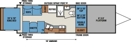 2016 MXT Lightweight Travel Trailer Toy Hauler Floorplans & Photos | KZ RV