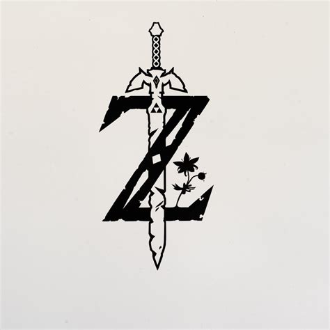 Zelda Breath of the Wild Logo Sticker Decal - Etsy UK