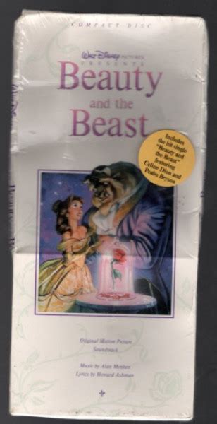 Beauty and the Beast Soundtrack CD 1991 Disney Longbox