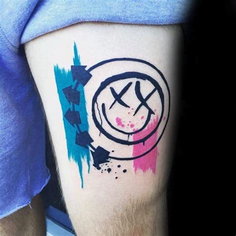 50 Blink 182 Tattoos For Men - Rock Band Ink Ideas