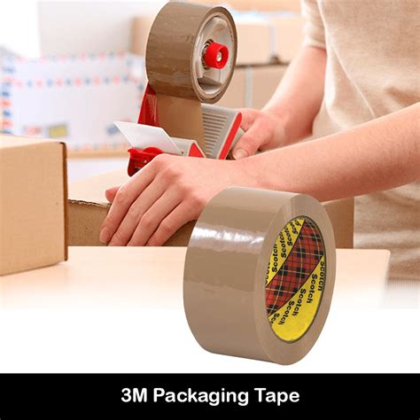 3M Brown Packaging Box Tape Heavy Duty Carton Sealing Tape Strong ...