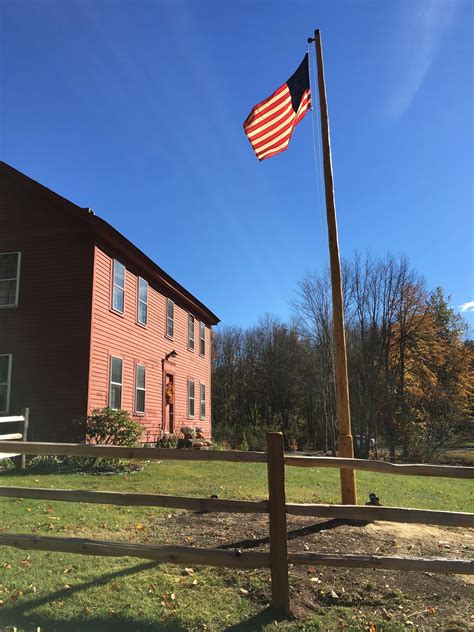 diy wooden flag pole - Georgianna Ashby