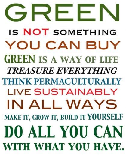 Love this. Via The Daily Kale blog. | Green quotes, Words, Green life