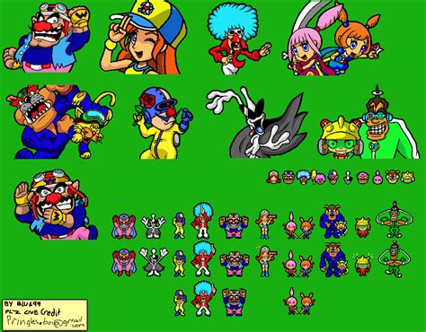 The Spriters Resource - Full Sheet View - WarioWare: Twisted! - Large ...