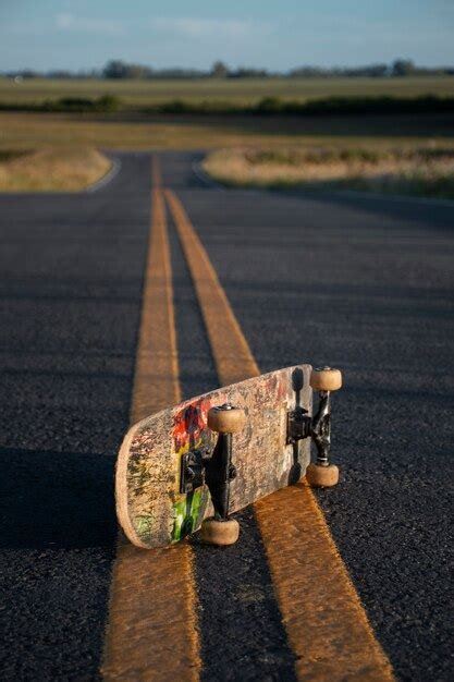 Free Photo | View of skateboard with wheels outdoors