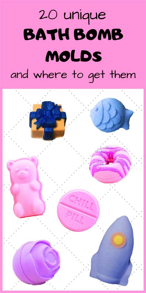 20 Unique Bath Bomb Molds That You Will Love - DIY Beauty Base