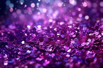 Premium AI Image | Purple glitter wallpapers that are out of this world