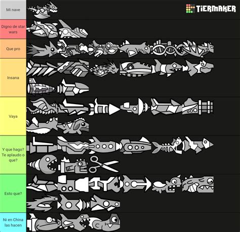 Geometry Dash Ships Tier List (Community Rankings) - TierMaker