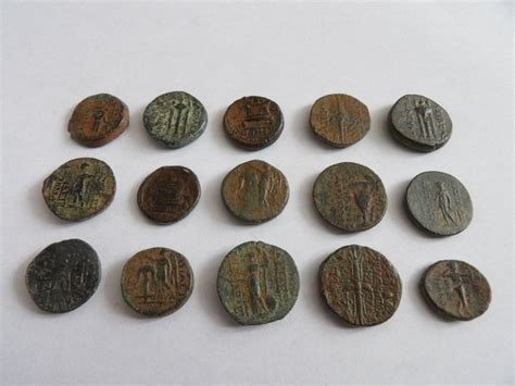 Greece. Lot aus 15 Griechischen Münzen (meist Seleucid) - Catawiki