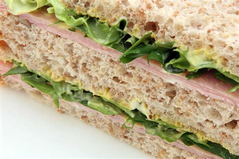 Free picture: lettuce, sandwich, breakfast, ham, lunch, food