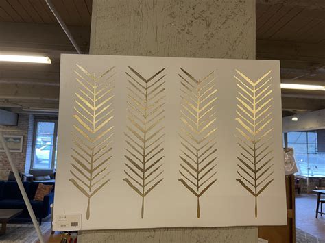 Gold Leaf Wall Art – Everett Consignment