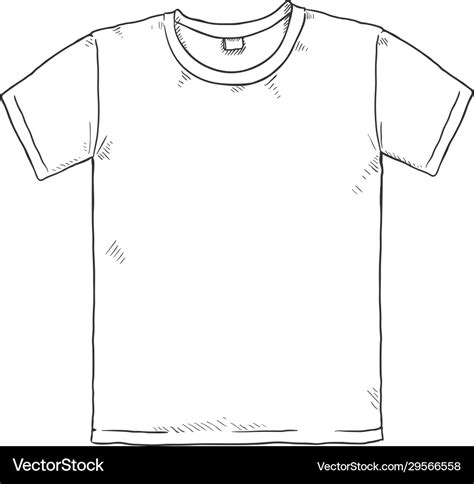 Single sketch - t shirt Royalty Free Vector Image