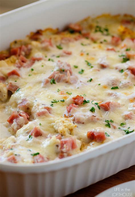 Chicken Cordon Bleu Casserole - Life In The Lofthouse